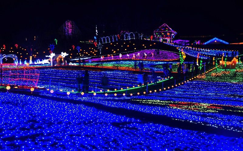 Tokyo German Park, popular for its light show