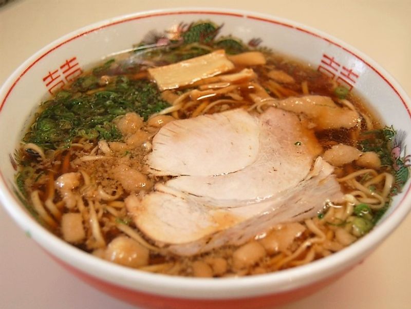 Onomichi ramen which has its own original taste depending on the restaurant you visit. It’s recommended to taste and compare.
