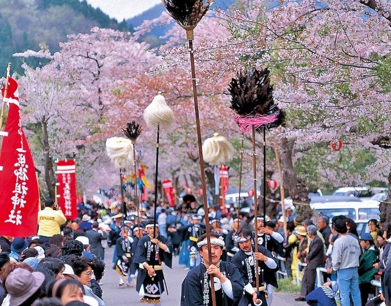 釜石樱祭（唐丹大名行列）