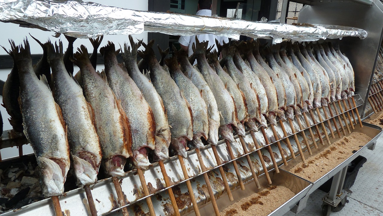 Dried cod fish racks 