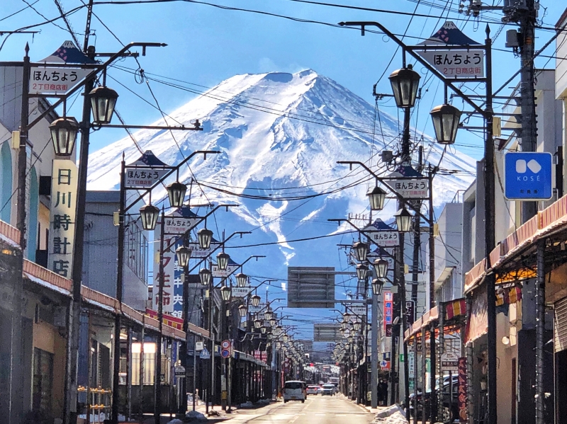富士山街景