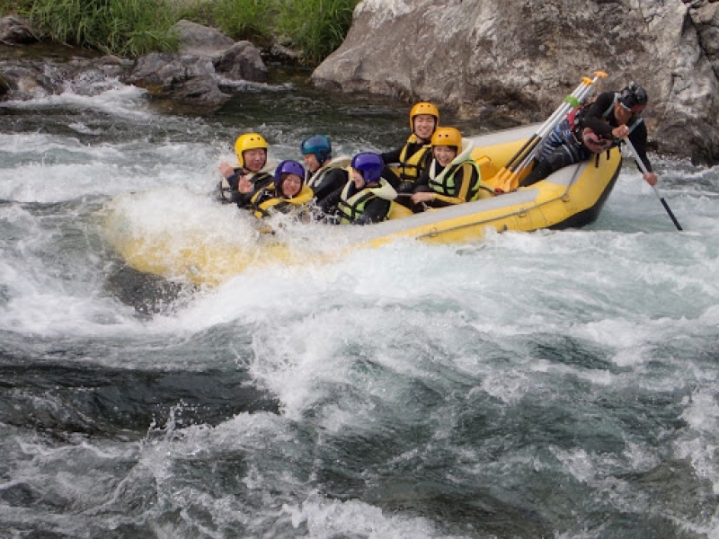 Experience Kuma River adventure exciting white water rafting.