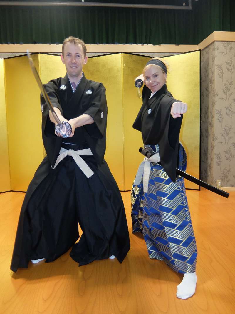 Samurai Kembu School in Kyoto Samurai for a Day 1 hour lesson